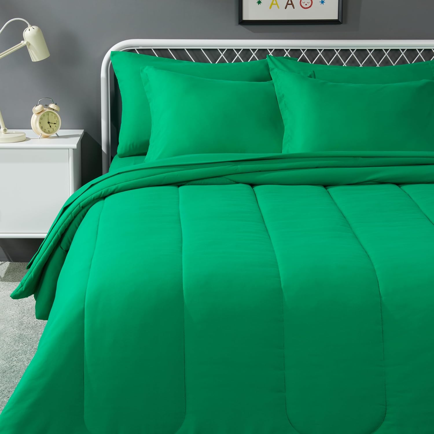 Soft All-Season Microfiber Kid's Bed-in-a-Bag Bedding Set