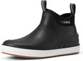 HISEA Men's Deck Boots Wide Toe Rain Boots - Waterproof Comfort