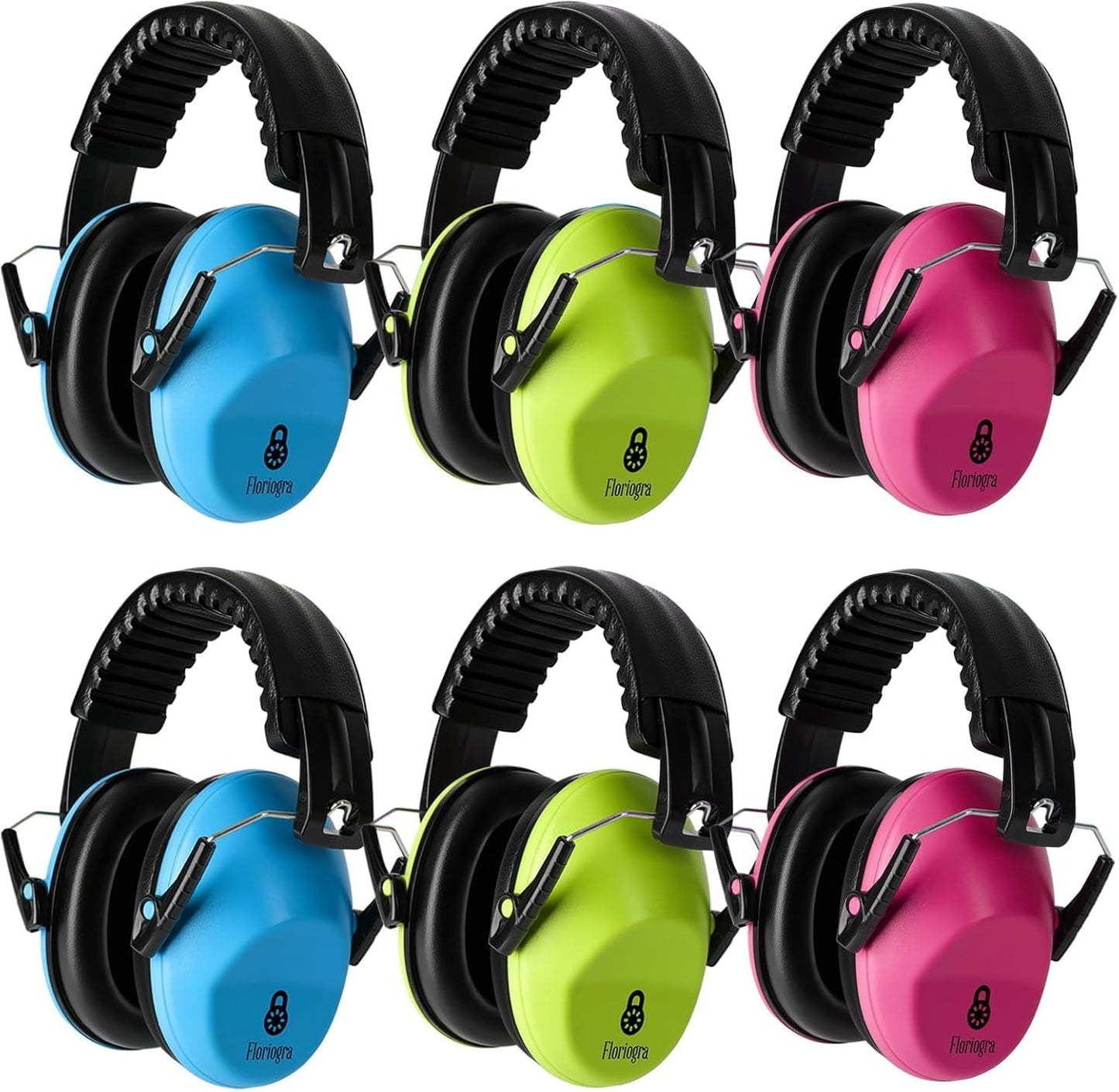 6 Pack Noise Cancelling Headphones for Kids Hearing Protection