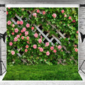 10x10ft Flowers Photography Backdrop - Vibrant Spring Floral Photo