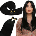 Ugeat 24 Inch Ktip Human Hair Extensions for Stunning Length