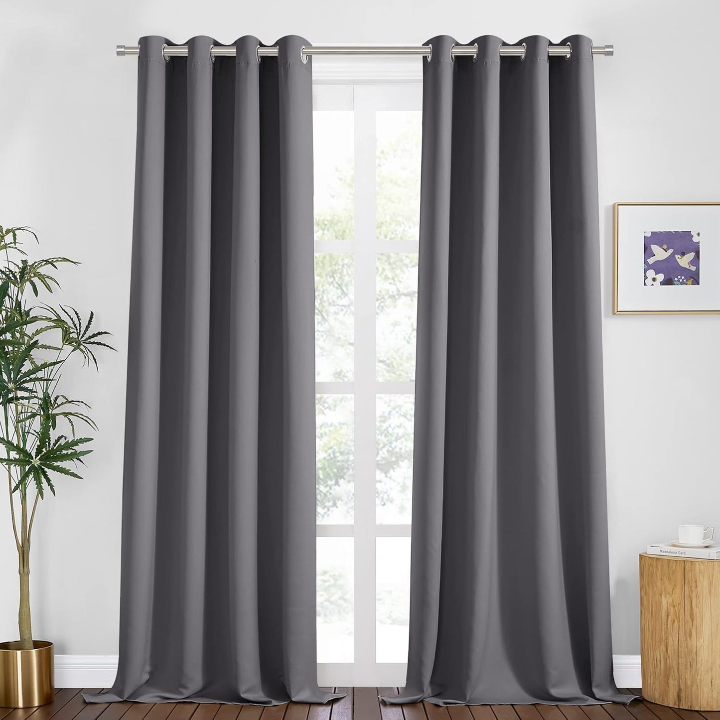PONY DANCE Blackout Curtains 94 inch Length for Room Darkening