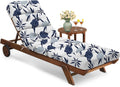 All Weather Chaise Lounge Cushion - Waterproof Memory Foam