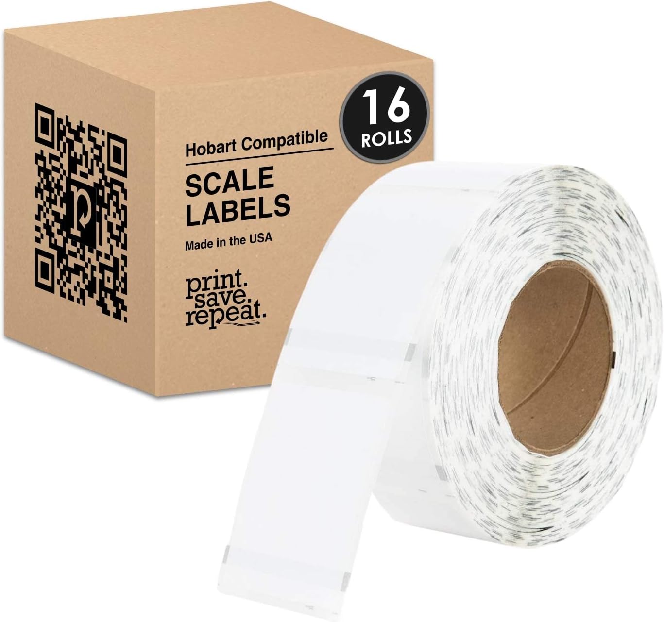 Hobart Quantum Scale Labels QWU350 - 2.25 x 3.5 in, 16 Rolls