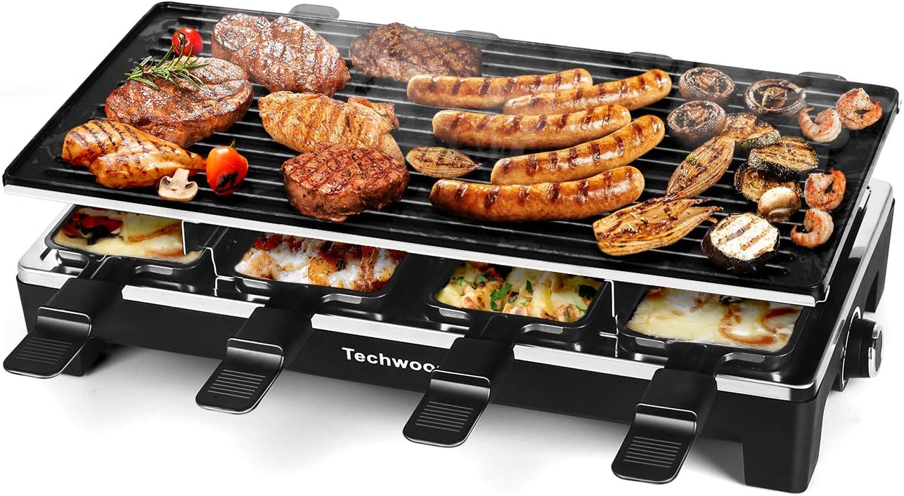 Raclette Table Grill for Perfect Indoor BBQ and Family Fun