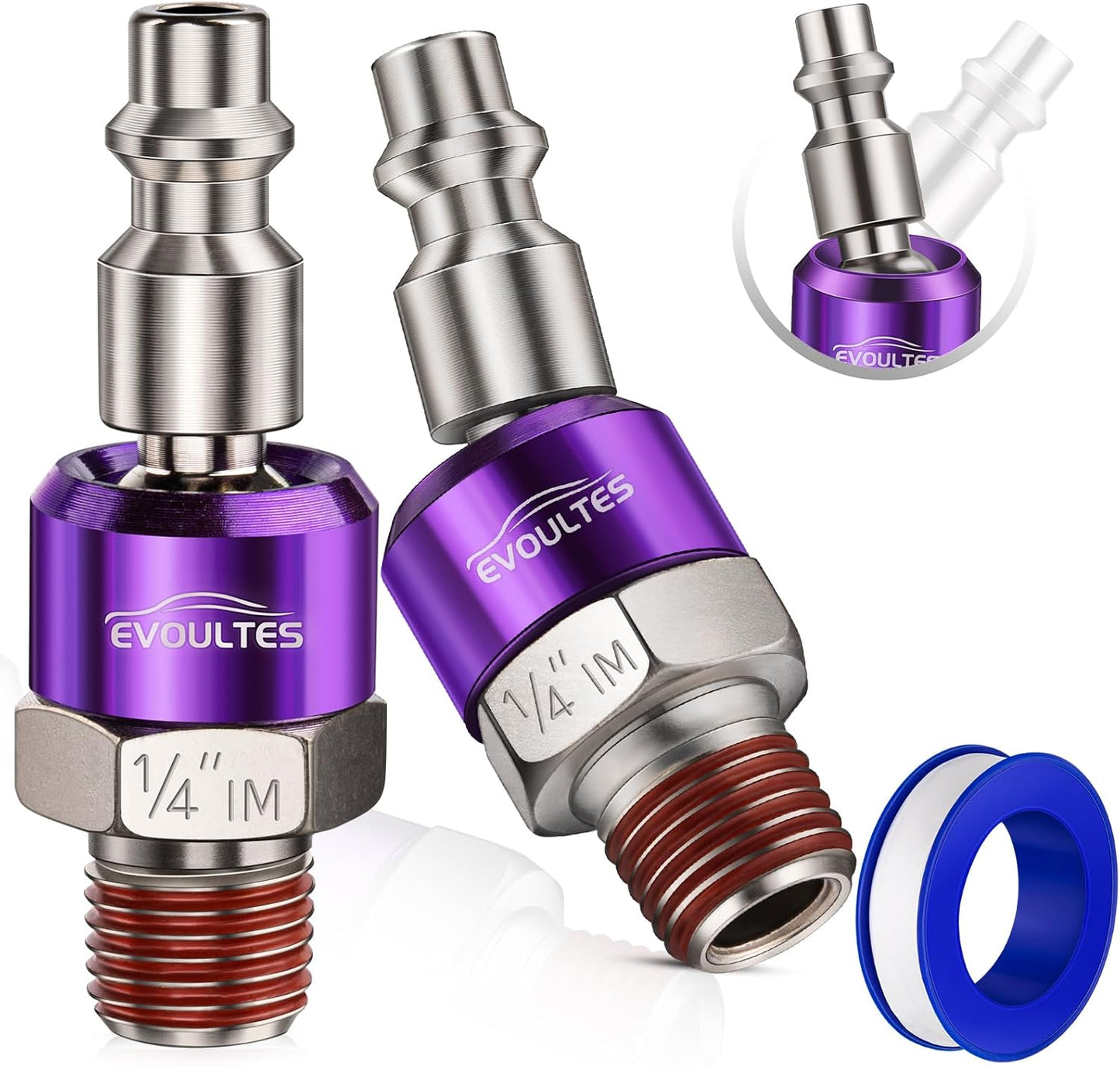 360 Swivel Air Fittings for Effortless Air Tool Connection