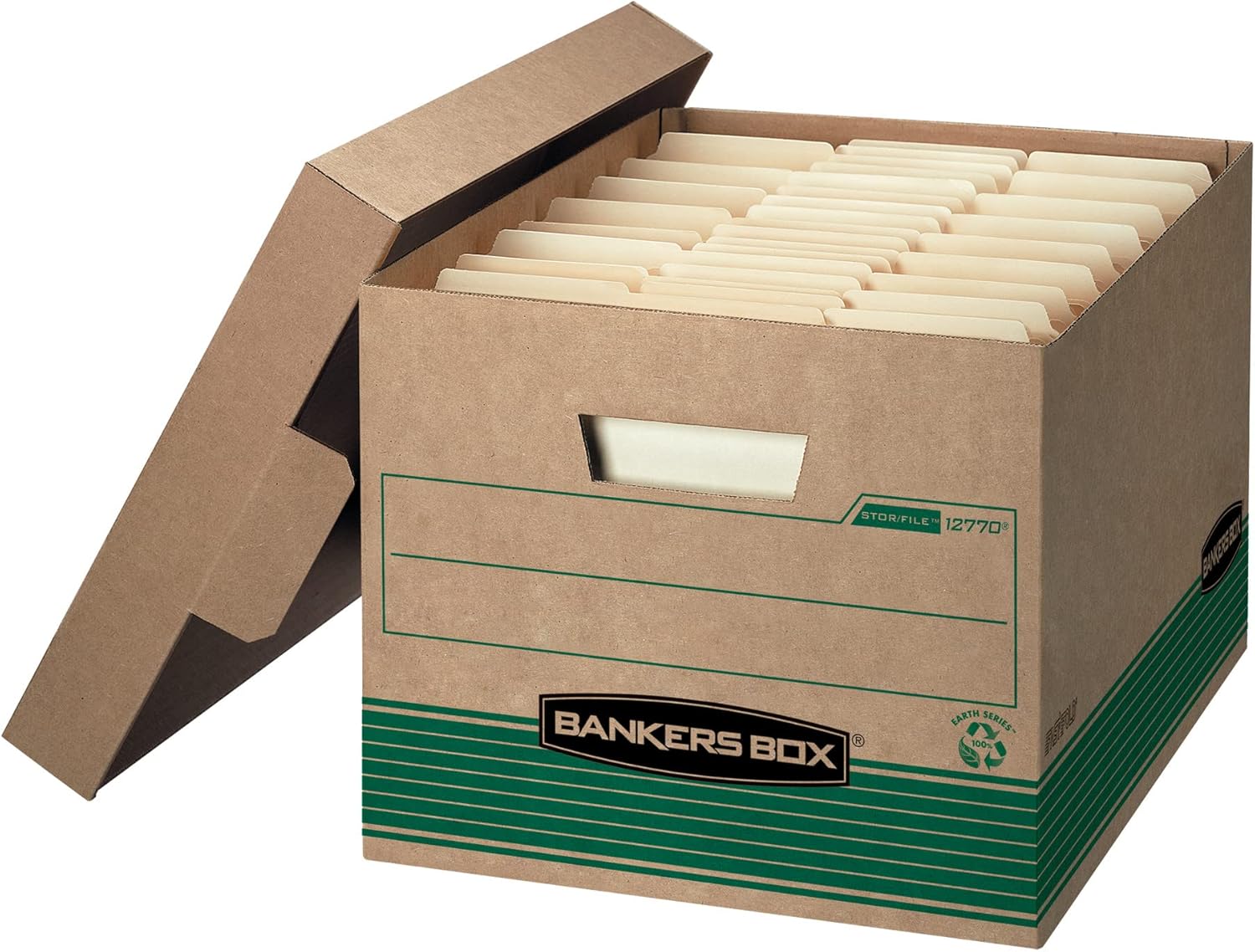 Bankers Box 12-Pack Recycled Medium Duty File Storage Boxes