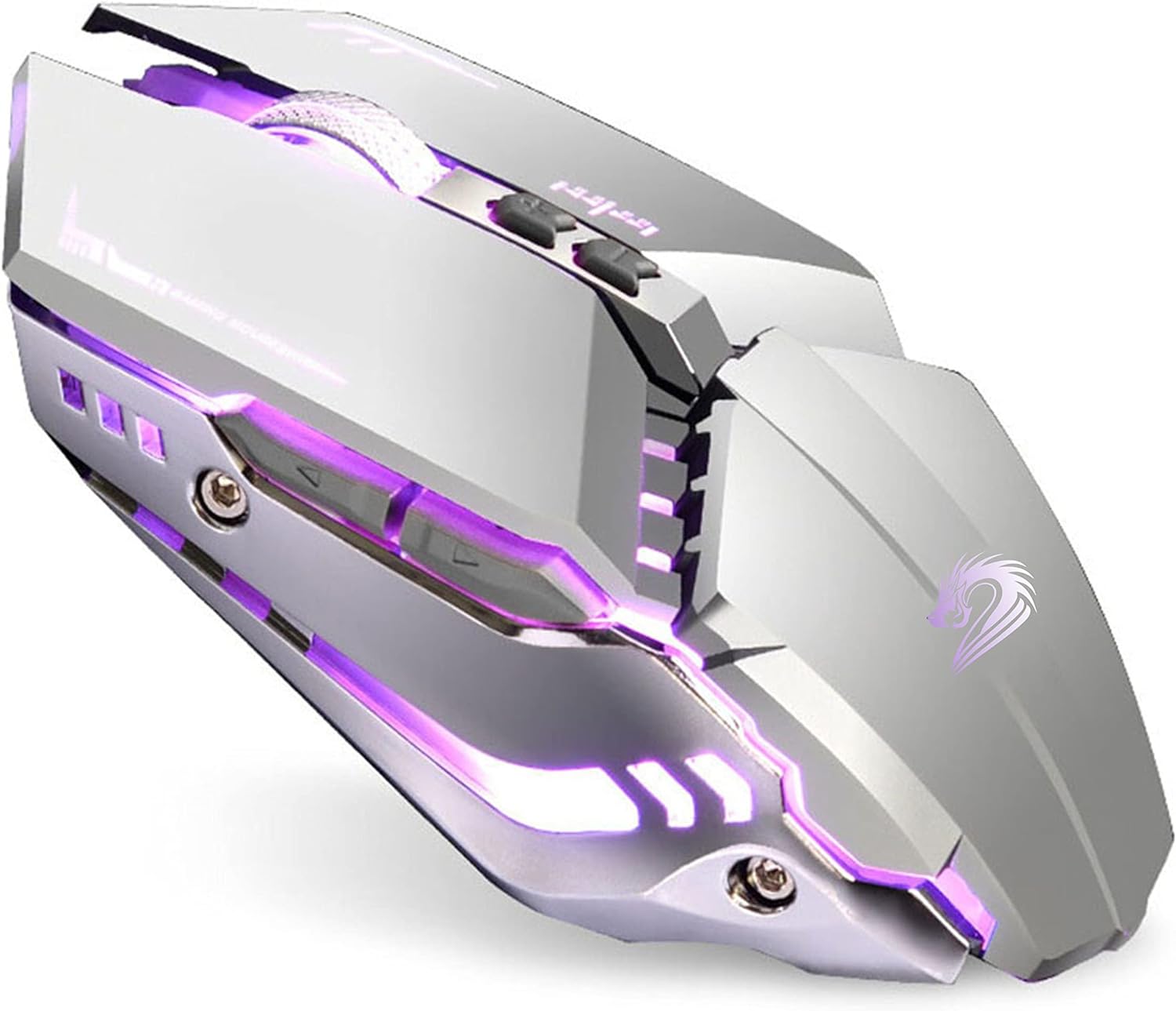 TENMOS T12 Rechargeable Wireless Gaming Mouse - Silent & Stylish!