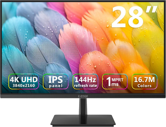 4K Monitor Z-Edge 28 inch IPS UHD 3840x2160 for Gaming