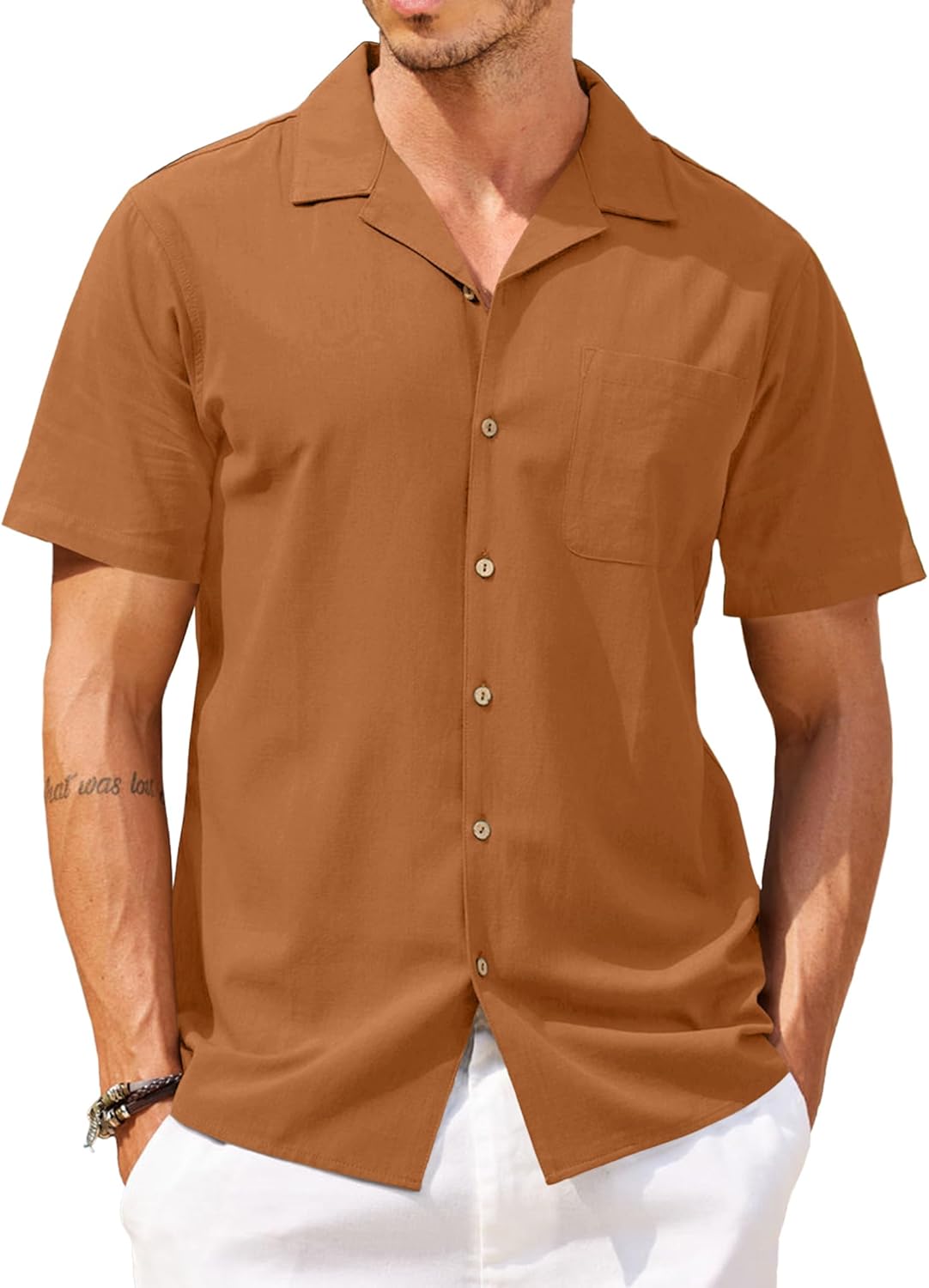 COOFANDY Mens Hawaiian Shirt for Casual Summer Style