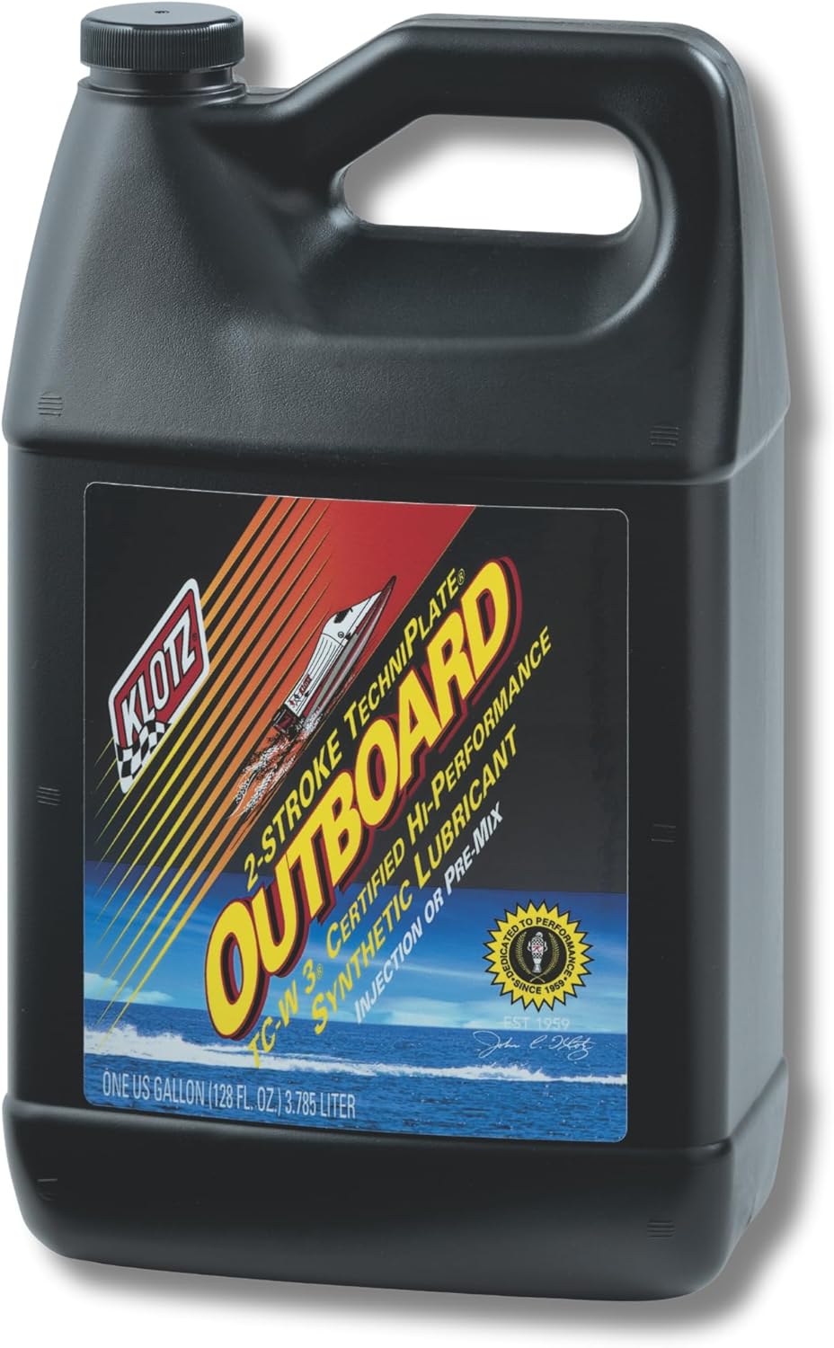 Klotz Outboard TechniPlate Synthetic Oil for 2-Stroke Engines