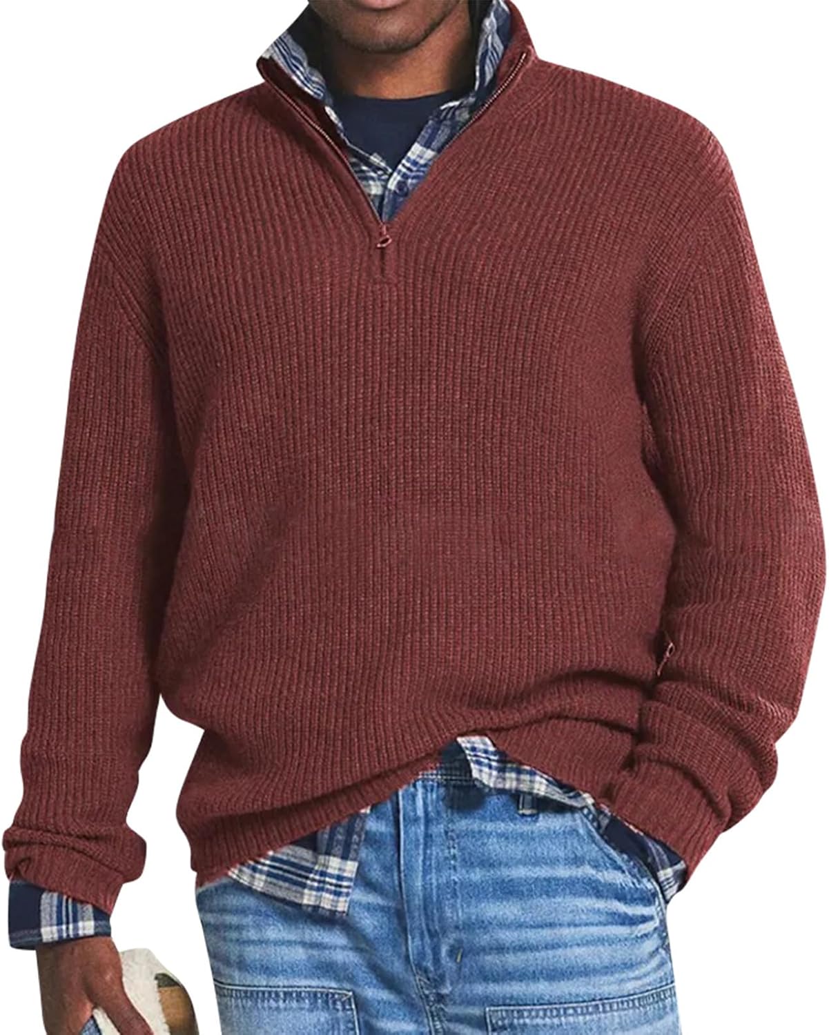 Ultra-Soft Men's Quarter Zip Pullover