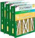 20x25x5 MERV 11 Air Filter 3-Pack - Pet & Allergy Defense