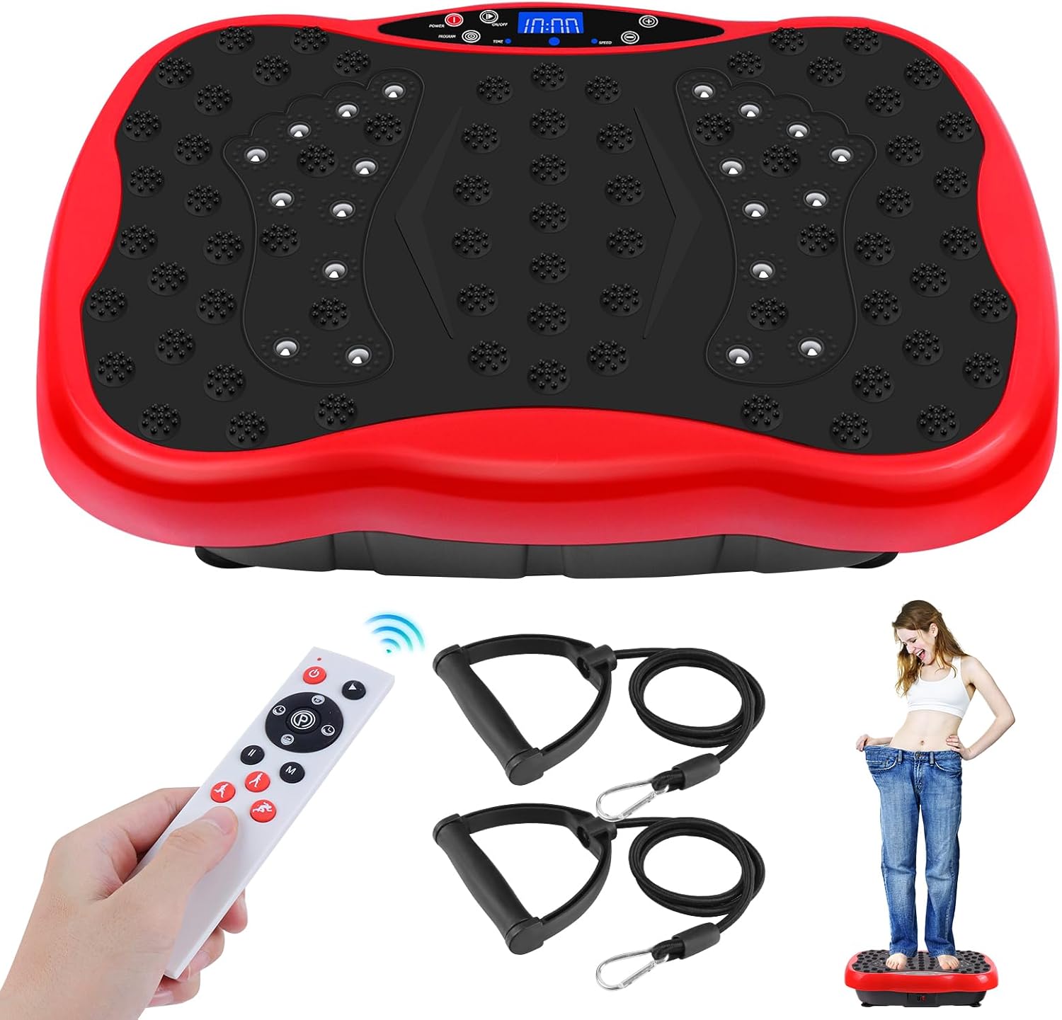 Portable Full Body Vibration Plate - Weight Loss & Fitness