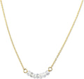 Birthstone Bar Necklace for Women - Quartz & 14k Gold Fill
