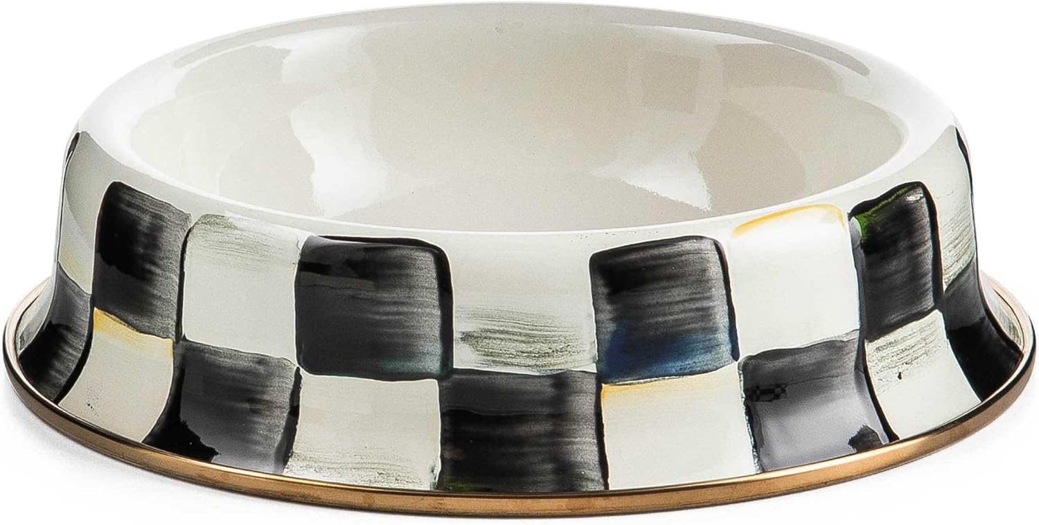 MACKENZIE-CHILDS Pet Bowl for Cats and Dogs, Stylish Design