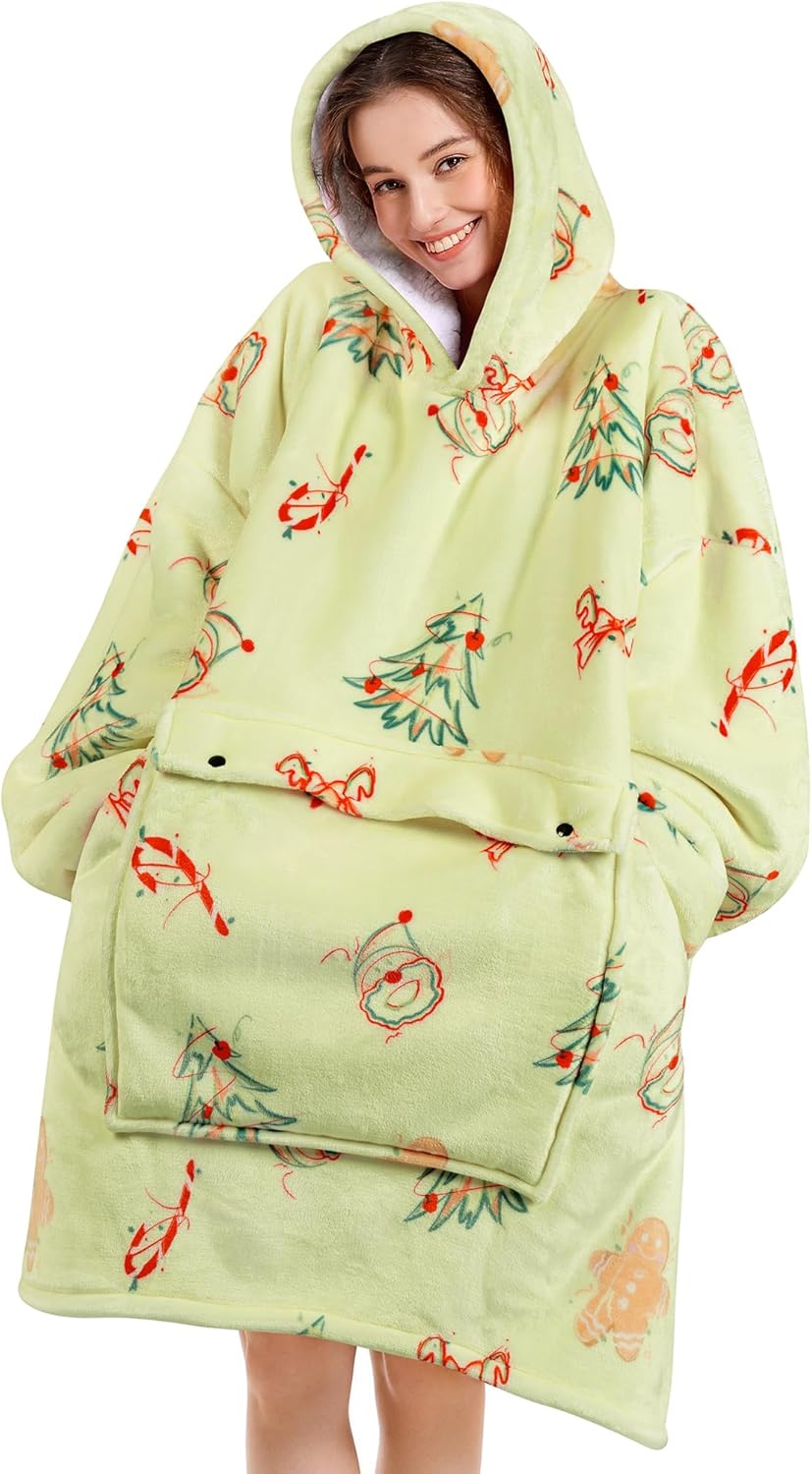 Narecte Cozy Oversized Blanket Hoodie for Adults - Perfect Gift