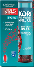 Kori Krill Oil Omega 3 Supplement 800 mg - Superior Absorption