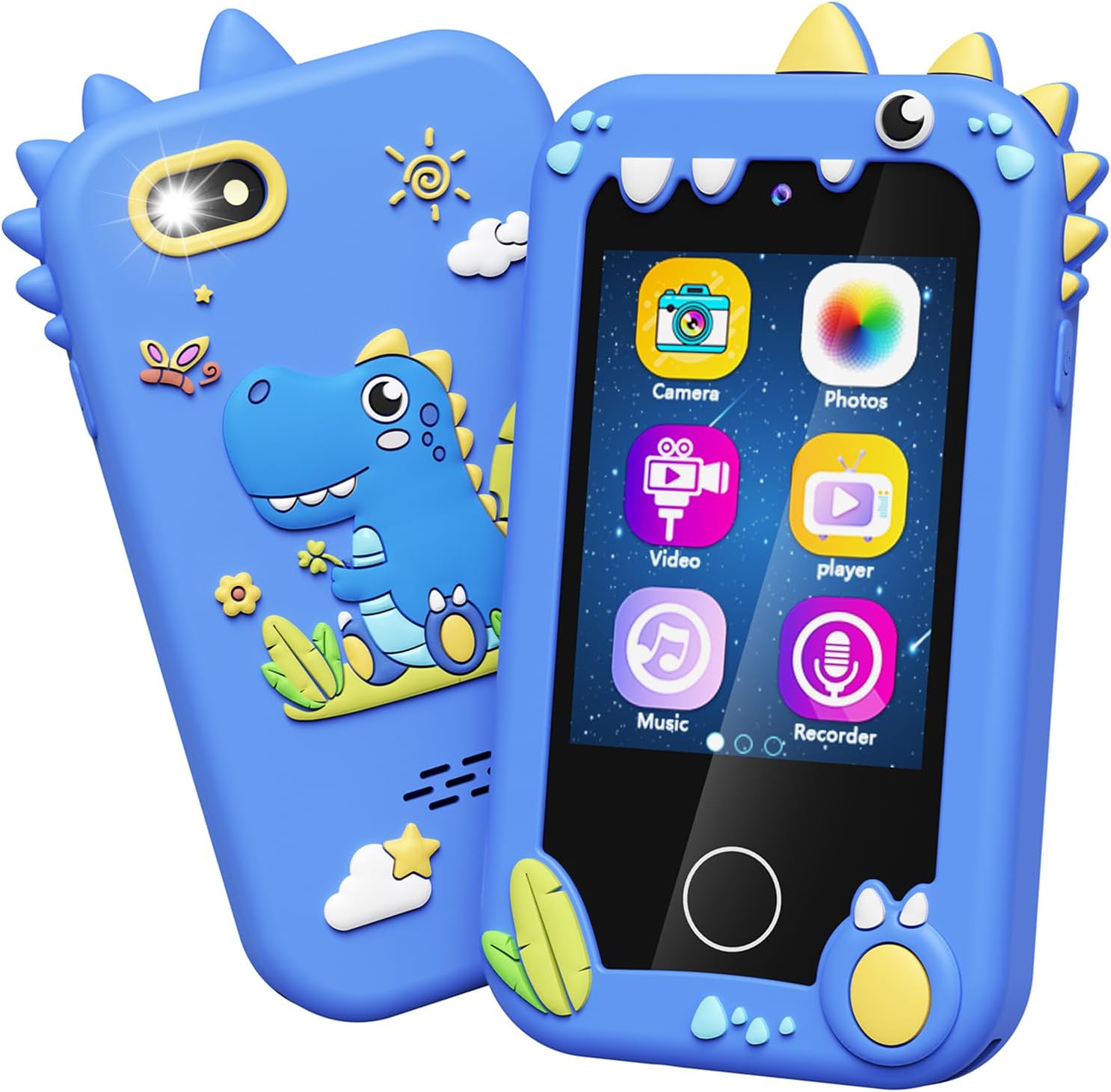 Interactive Dino Toy Phone - Games, Music, Dual Camera, Ages 3-8