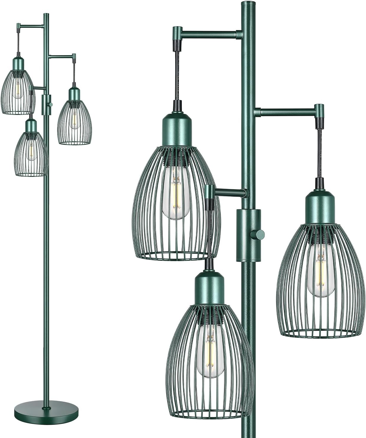 Dimmable Industrial Floor Lamps for Living Room with Elegance