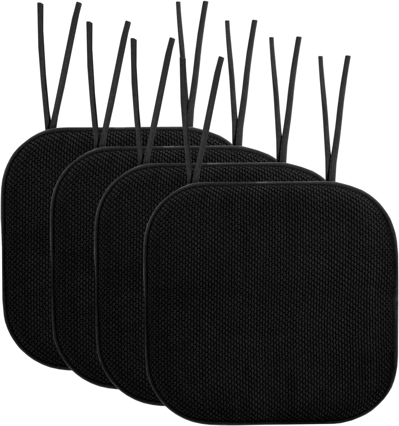 Memory Foam Chair Cushion Pads with Ties for Ultimate Comfort