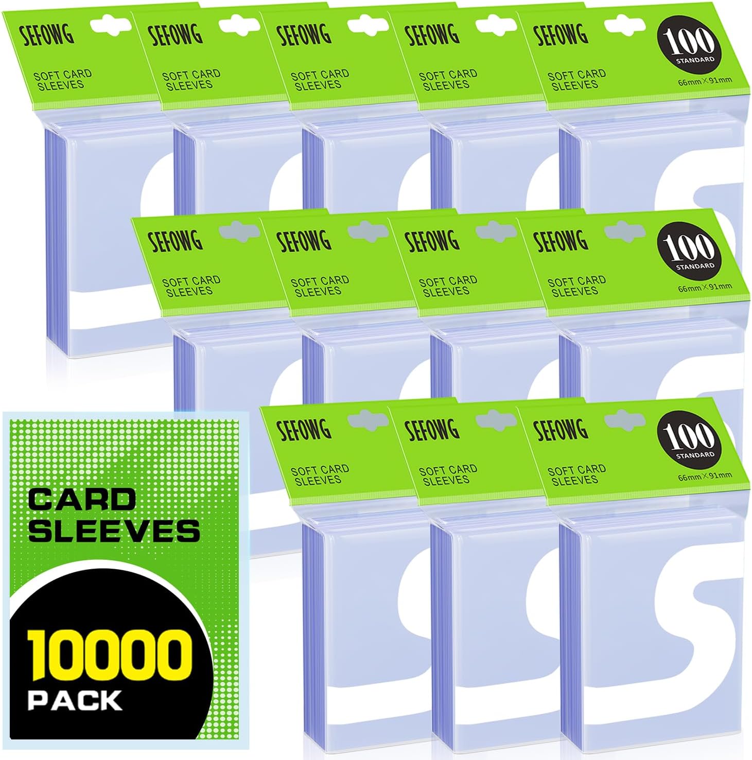 10000ct Clear Penny Sleeves for Trading Cards - Ultimate Protection
