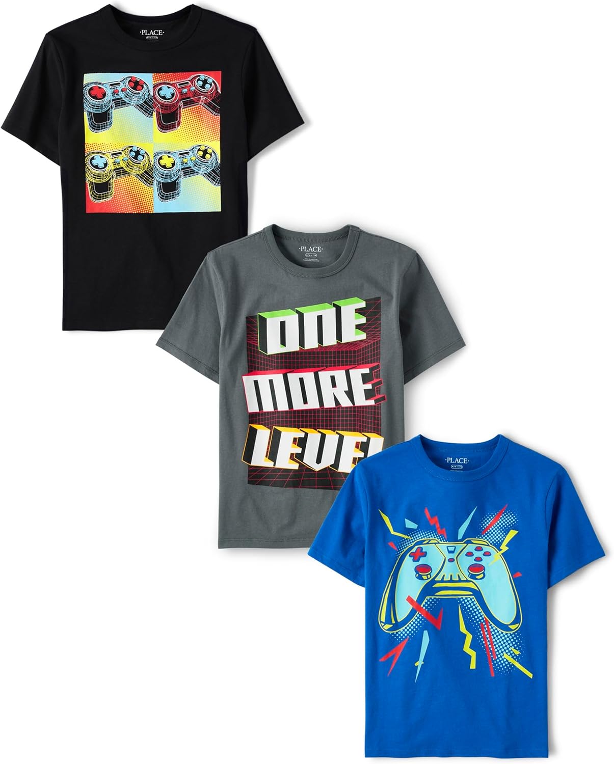 Boys Gamer Sports Short Sleeve Graphic T-Shirts 3 Pack Review