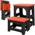 Folding 2-Step Stool Non-Slip Portable Footstool - Dual Heights