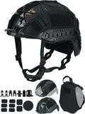 Airsoft Helmet with Fast Release Helmet Bag PJ Type - Tough Modular