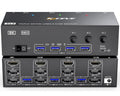 KVM Switch 3 Monitors 3 Computers - 8K Triple Display KVM