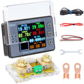 DROK Digital Multimeter DC 8-100V 100A Battery Monitor - Color LCD