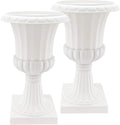 Arcadia Deluxe Plastic Urn Pack of 2 16x27 in - Lightweight Planters