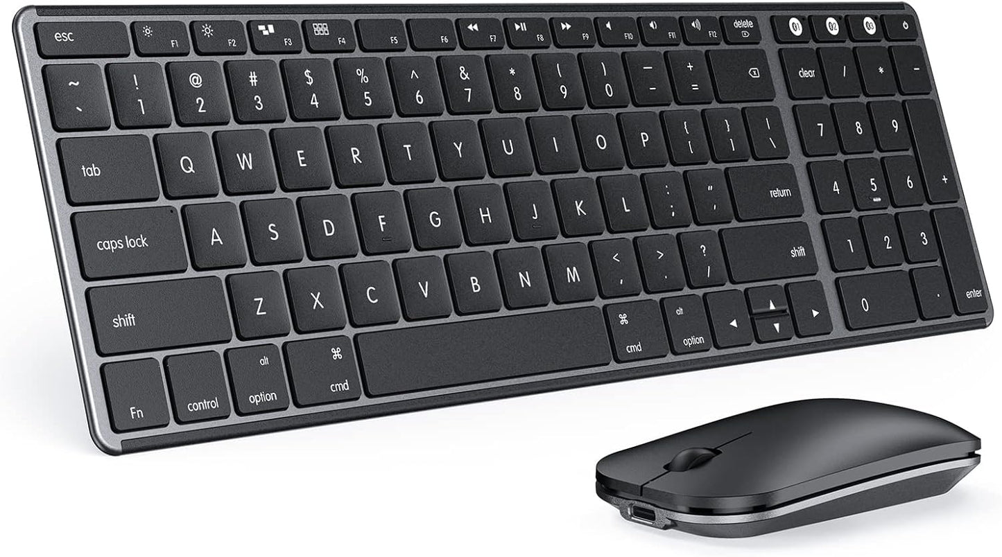 Rechargeable Bluetooth Mac Keyboard & Mouse Combo by seenda