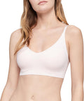 Calvin Klein Women's Invisibles Lightly Lined Seamless Bralette - Soft