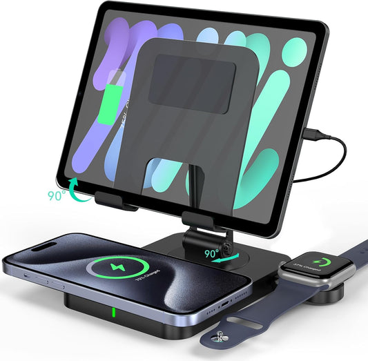 3-in-1 Apple Wireless Charger by Aukvite - Ultimate Device Charging