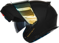 HAX Amatista Modular Flip-Up Dual Visor Motorcycle Helmet - Versatile