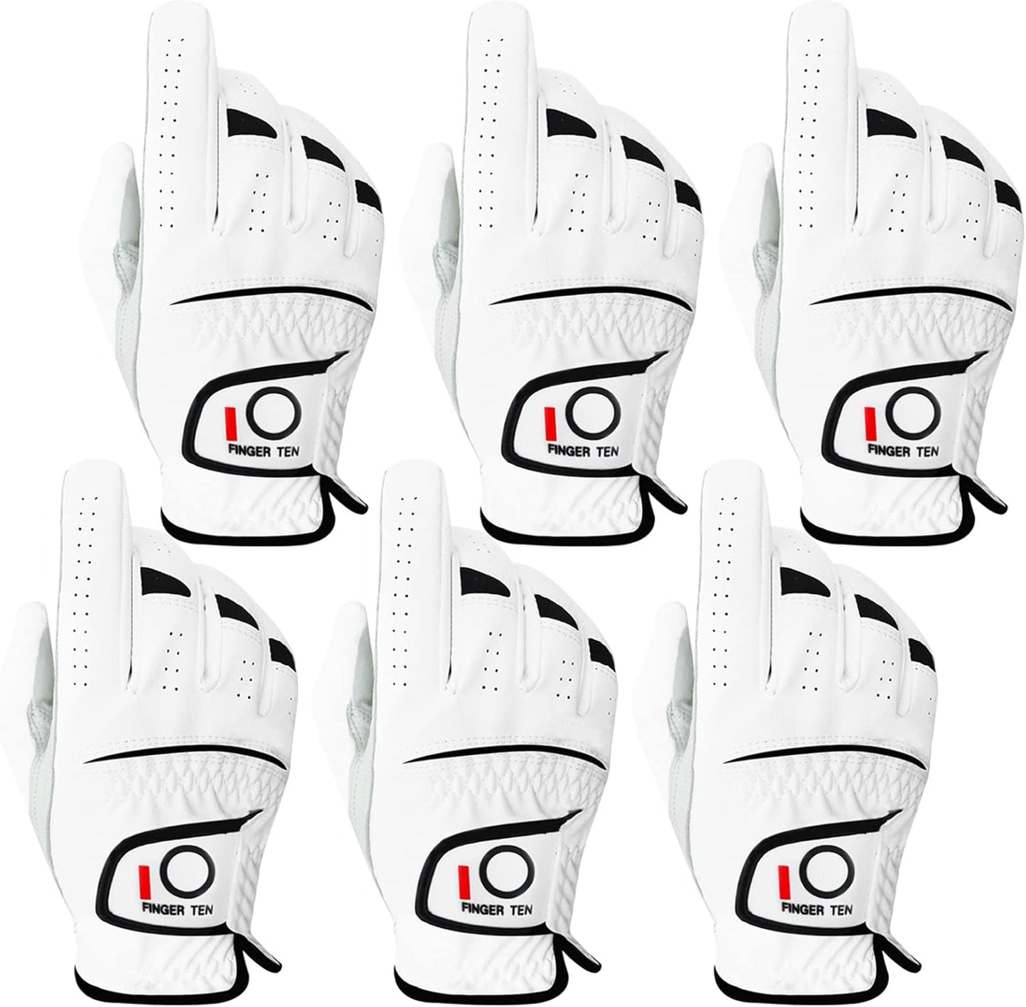 FINGER TEN Golf Gloves for Men - All Weather Performance Gear