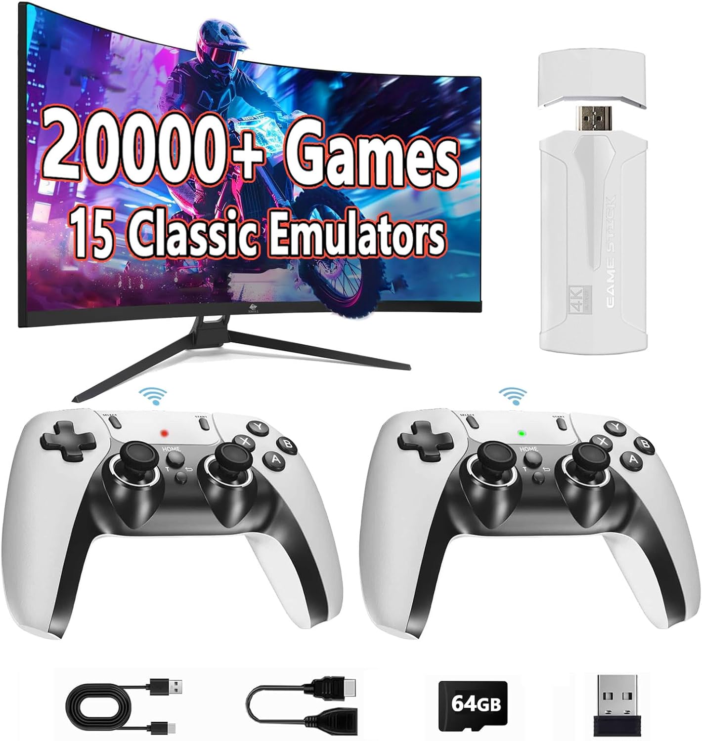 Upgrade Retro Game Stick Pro with 20000+ Games for TV Fun