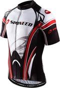Men's Cycling Jersey with Full Zipper and Pockets - Breathable Fit