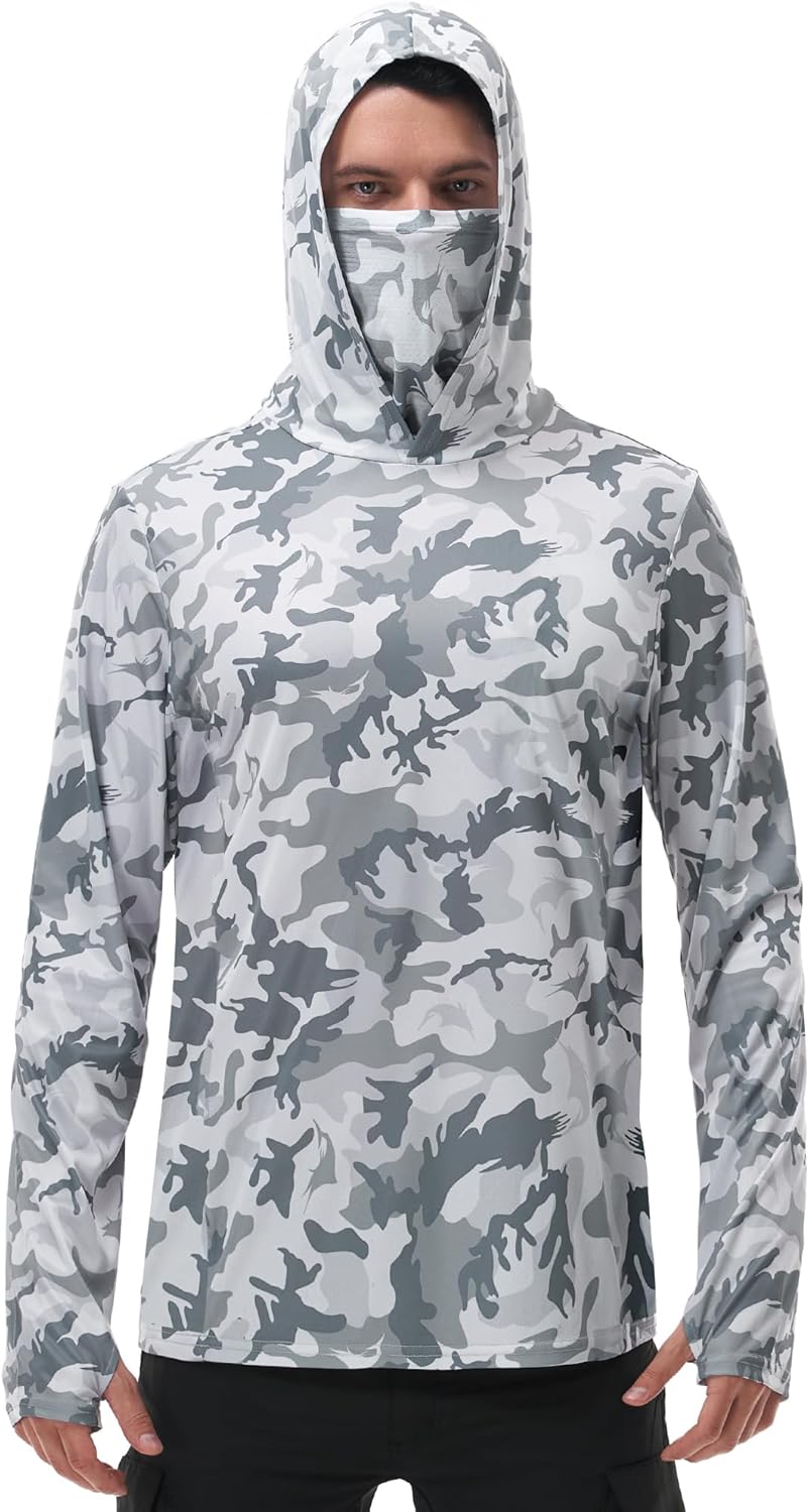 FISHEAL Men's Sun-Protective Fishing Hoodie