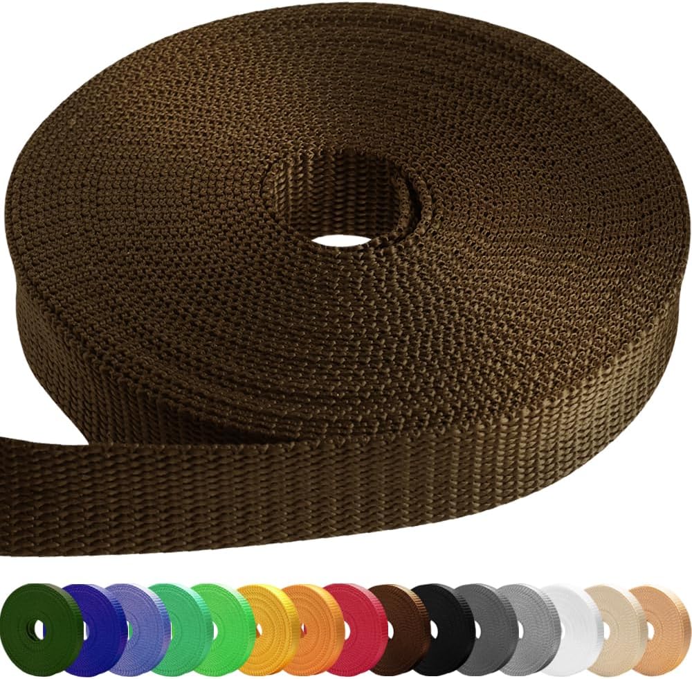 TECEUM Heavy Duty 2 Inch Webbing for Outdoor and DIY Projects