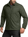 CQR Men's Lightweight Insulated Jacket - Windproof Packable Active