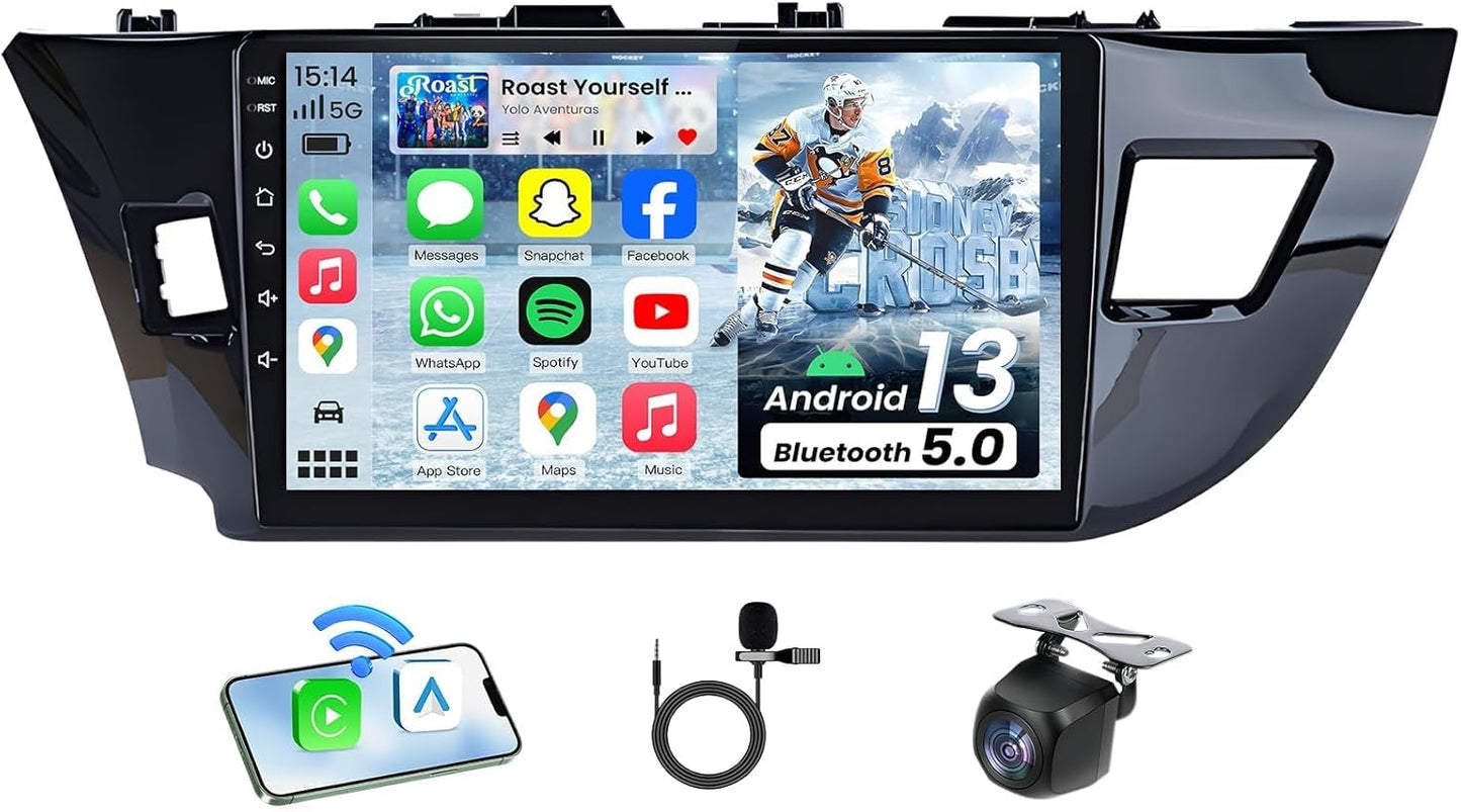 4Core 64GB ROM Car Radio for Toyota Corolla 2014-2016 Upgrade