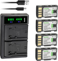 1700mAh 4-Pack Battery and LTD2 USB Charger for JVC Camcorders