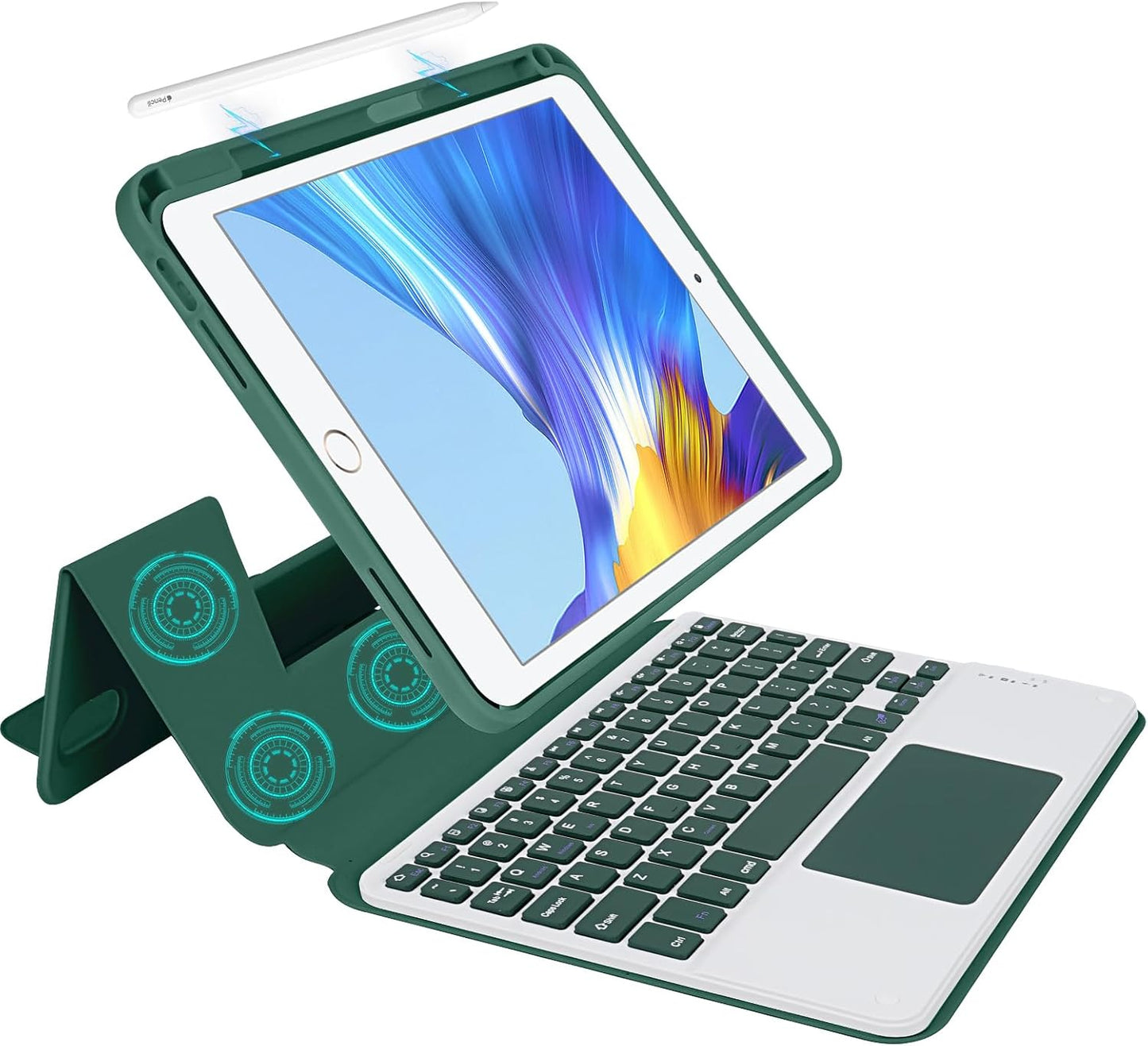 Keyboard Case for iPad Air 11-inch with Multi-Touch Trackpad