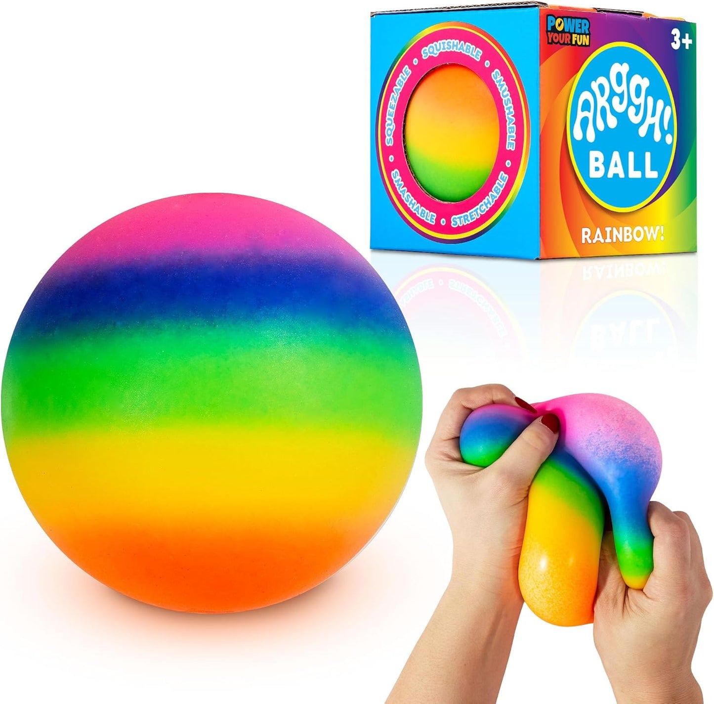 Rainbow Giant Stress Ball - Ultimate Stress Relief!