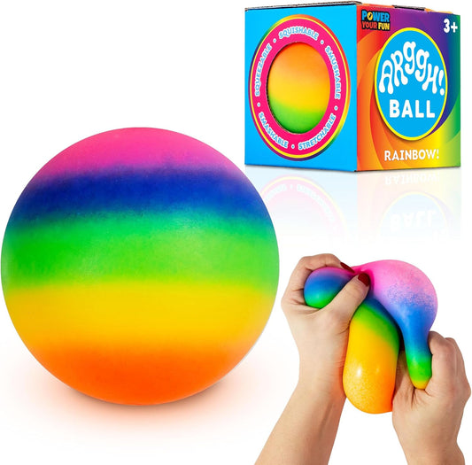 Rainbow Giant Stress Ball - Ultimate Stress Relief!
