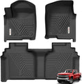 YITAMOTOR Floor Mats for 2019-2025 Silverado/Sierra Crew Cab