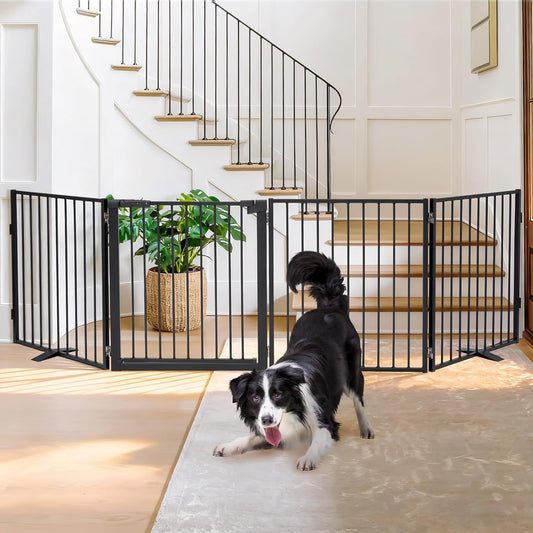 Snagle Paw Extra Wide Dog Gate for Stairs and Hallways