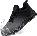 Men Non Slip Work Sneakers - Waterproof Slip-on Shoes